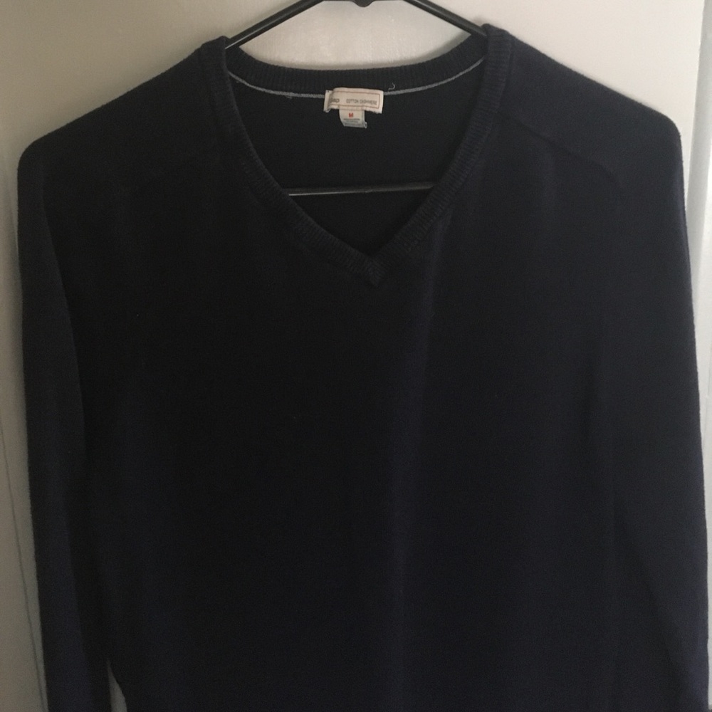 GAP Cotton Cashmere Sweater Navy Blue Men’s Medium